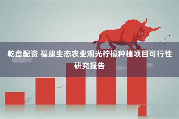 乾盘配资 福建生态农业观光柠檬种植项目可行性研究报告