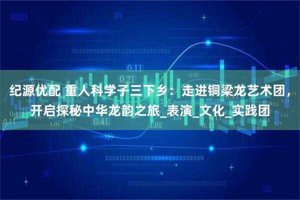 纪源优配 重人科学子三下乡：走进铜梁龙艺术团，开启探秘中华龙韵之旅_表演_文化_实践团