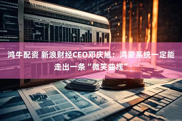 鸿牛配资 新浪财经CEO邓庆旭：鸿蒙系统一定能走出一条“微笑曲线”