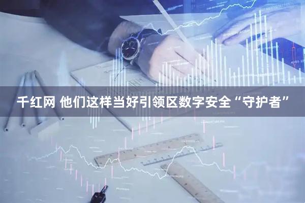 千红网 他们这样当好引领区数字安全“守护者”